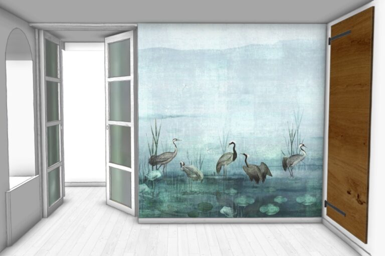 3D chambre rénovée à Saint-Nizier-du-Moucherotte.